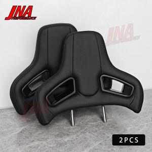 자동차호환  스포츠 레이싱 시트 헤드레스트 베개 1쌍 플러그 앤 플레이 타입