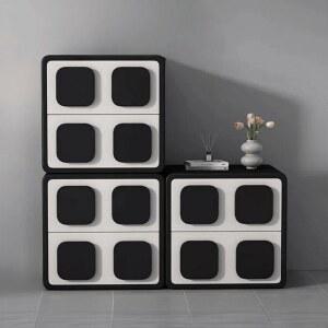 모듈 협탁 사이드 침대 낮은수납장 슬림 낮은장 침대옆수납장