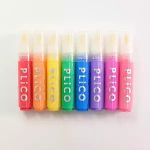 플리코 아크릴 마카펜 마카 펜 마커 볼드펜 8색 세트