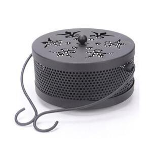 손잡이 빈티지 모기향 통 캠핑 벌레약 케이스 받침대