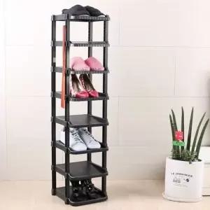 좁은현관신발정리대 간이신발장 아파트 좁은현관 틈새 신발수납대 8켤레