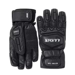 [루디스] 국가대표 LUPDUG06 블랙 알파인 스키 보드 레이싱 오지 방한 가죽 장갑