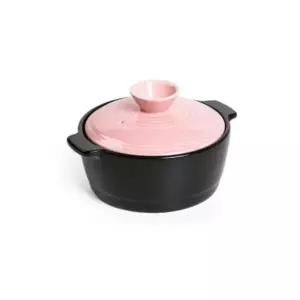 내열 뚝배기 중 핑크 찌개뚝배기 계란찜뚝배기 뚝배기