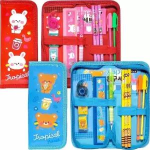 지우개문구세트 8개 필통세트 선물 필기구세트 (WFKA1CD)