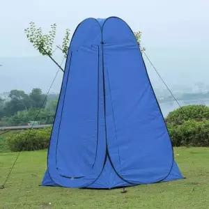 블루 샤워 텐트 캠핑 간이탈의실 소형텐트 낚시 간이 WFIKRY9