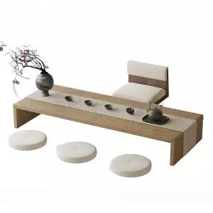 원목좌식테이블 다도 티 다다미 전통찻상 좌식 거실 일본식 빈지