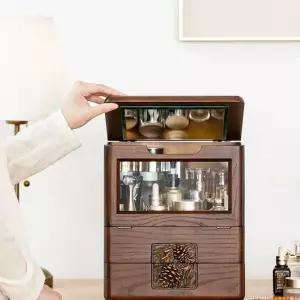 메이크업 진열대 수납함 꽂이 정리함 화장대 비주얼 케이스