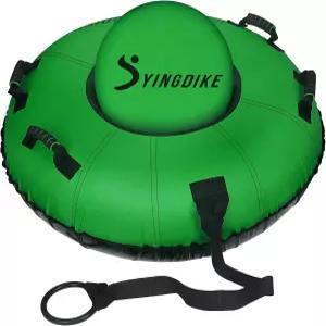 썰매용 잉다이크 스노우 튜브 손잡이 4개와 쿠션 시트가 있는 헤비 듀티 40인치 썰매 풍선 600D 캔버스