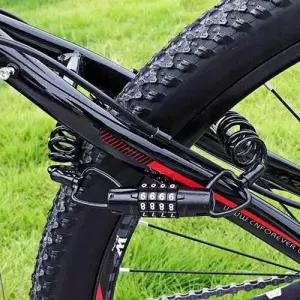 오토바이 자물쇠 스프링 자전거 와이어 대형 킥보드 WFIKRSX