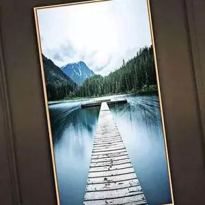 그림 액자 포스터 캔버스 다리 호수 거실 WFIKSC7