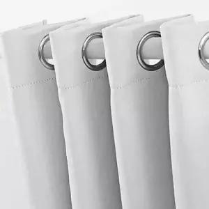 암막커튼 호텔식 커튼 1+1 화이트 아일렛형 거실 WFIKSD8