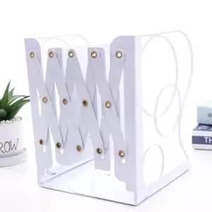 화이트 자바라 책꽂이 접이식 화일 꽂이 서재 공부방 WFIKTGV