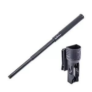 버튼식 퀵삼단봉 벨트 수납집 세트 안전 호신봉 스틱 WEB0886