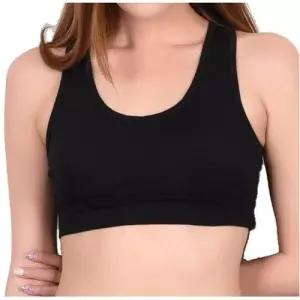 신축성 좋은 면스판 망고 스포츠 여성 브라 보드라운 WFIKWNF