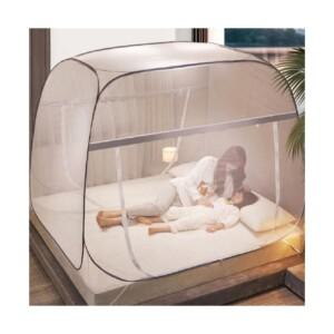 양문 원터치 폴딩 모기장 사각 텐트형