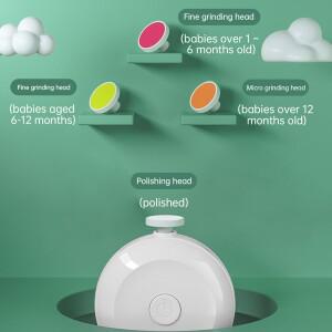 무라식 아기 손톱 트리머 전기 손톱깎이 안전한 파일 키트 3/6 교체 패드 트림 폴란드어 손질