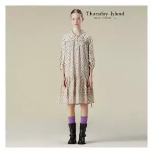 써스데이아일랜드Thursday Island 반오픈 셔츠형 피스T236MOP301W2059819