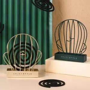 가정 용 캠핑 낚시 휴대용 모기향 거치대 케이스 홀더 W9A366D