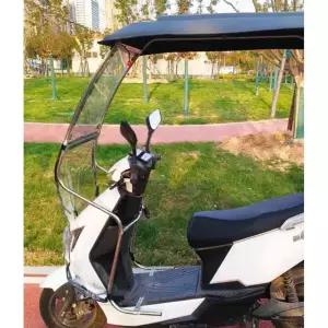 전기 스쿠터 캐노피 오토바이 지붕 그늘막 커버 방수 시야확보