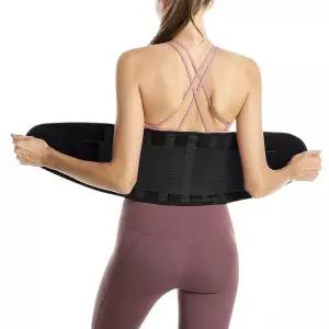 헬스 코르셋 복대 (M 블랙) DK92 허리디스크보호대 운동 복부관리 벨트 보호대 땀복대 뱃살
