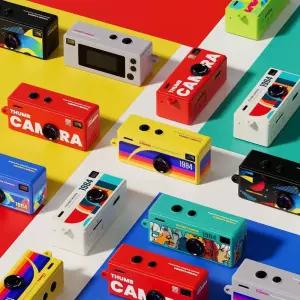 미니 키링 카메라 초미니 포켓 레트로 키체인 사진기 토이 디지털