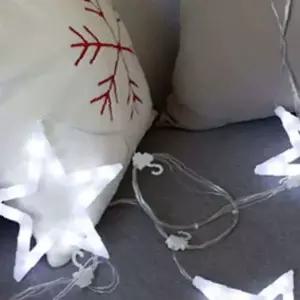 쌍문상회 별디자인 전구 크리스마스 트리 조명 벽장식 장식용 트리장식전구