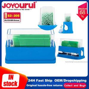 호환 치과 마이크로 어플리케이터 디펜서 거치대 일회용 브러시 스틱 코튼 팁 치과 보관함 정리함 케이스 치과 의사 재료