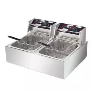 가정용튀김기 기계 탱크 튀김기 프라이어 2구 튀김 전기 이중