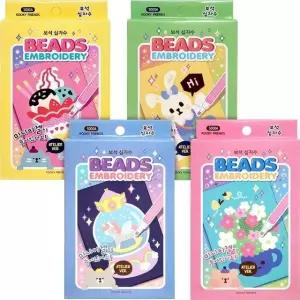 아름다운보석자수 학생 어르신 예쁘게완성 어렵지않은 비즈십자수 4p (WFKA24Z)