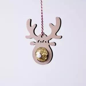 페레로 페레로 초콜릿코 루돌프 트리 장식(3개입) (WFK9ZOD)