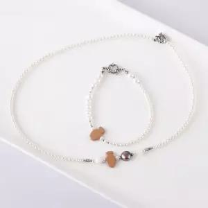 시후주얼리 미니 붕어빵 믹스 진주 목걸이 EA658N (WFKB2KQ)