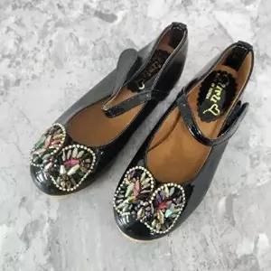 [셀러허브 패션]여아 보석장식 공주구두 키즈플랫슈즈 (180만 가능)