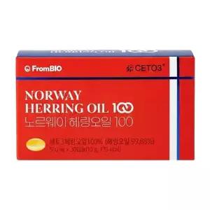 프롬바이오 노르웨이 헤링오일 100 500mgX30캡슐