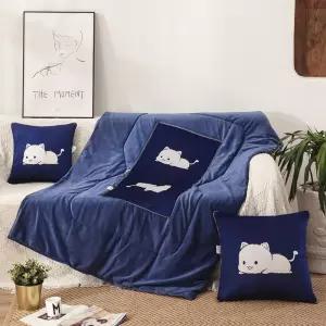 2in1프리미엄 스웨이드 캐릭터쿠션 이불담요 50x50 oUg2+5mhm
