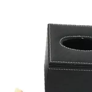 쌍문상회 업소용 가죽 냅킨통 블랙