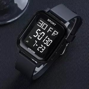 실리콘시계 학생 스포츠 학생시계 손목시계 사각시계 여자시계 남성시계