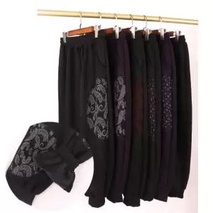 엄마바지 빅사이즈바지 겨울바지 방한바지 털바지 궁중 여자 기모바지