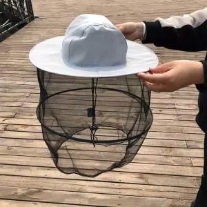 벌초용품 벌방지 얼굴보호망 벌레차단 벌망 낚시 방충망 농사 접이식 모자