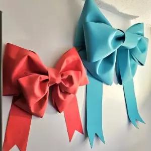 고품질 DIY 대형 리본 웨딩카 장식용 선물 빅 (WFKAP23)