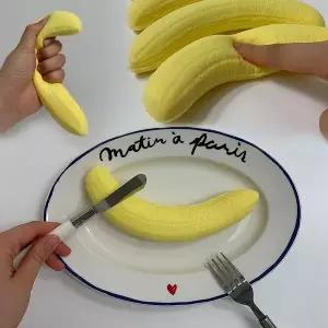 [유유존]쭉쭉리얼바나냥 스퀴시볼 스트레스완화 말랑이 과일_P414406271