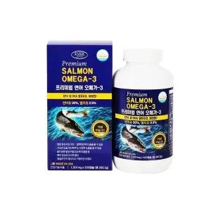 오메가3 연어 프리미엄 연어오일 1001mg x 에버그린 300캡슐