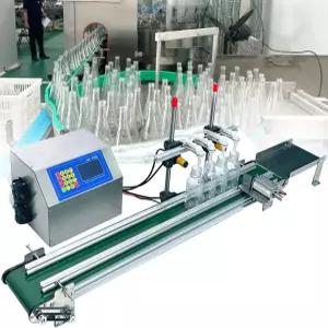 YDBMY 자동 액체 충전기 디지털 제어 물 4-3200ml 향수 우유용 조립 라인 음료 주스 도징기