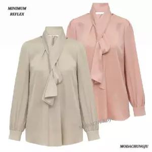 [미니멈]MD 실키 스카프 루즈 블라우스 MD MYDAWB0490_CJ