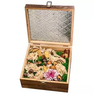 한우 플레이팅 우드 일식 고기 오마카세 고기 상자