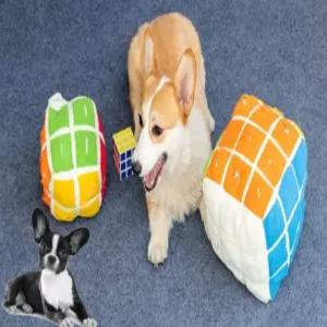 강아지 장난감 애견 큐브 코담요 공 인형 터그놀이 분리불안 훈련 스트레스해소 애견 공