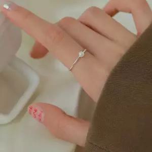 미니 진주 링 반지