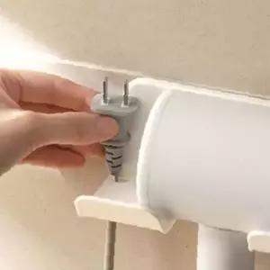 쌍문상회 욕실선반 간편한 드라이기 거치대 걸이 무타공 설치