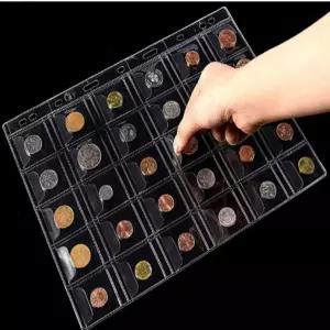 [모두쇼핑]수집 리필 10장구성 30칸 내지 동전 모으기 속지 주화 동전수집내지 동전수집앨범 동전앨범속지