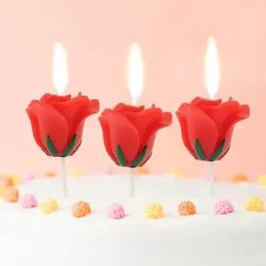 해피니스 장깔끔한미꽃 생일초 3p 이벤트 케이크초