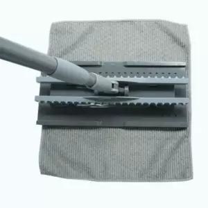 길이조절 밀대 집게형 극세사 2단 와이퍼 물걸레 청소기